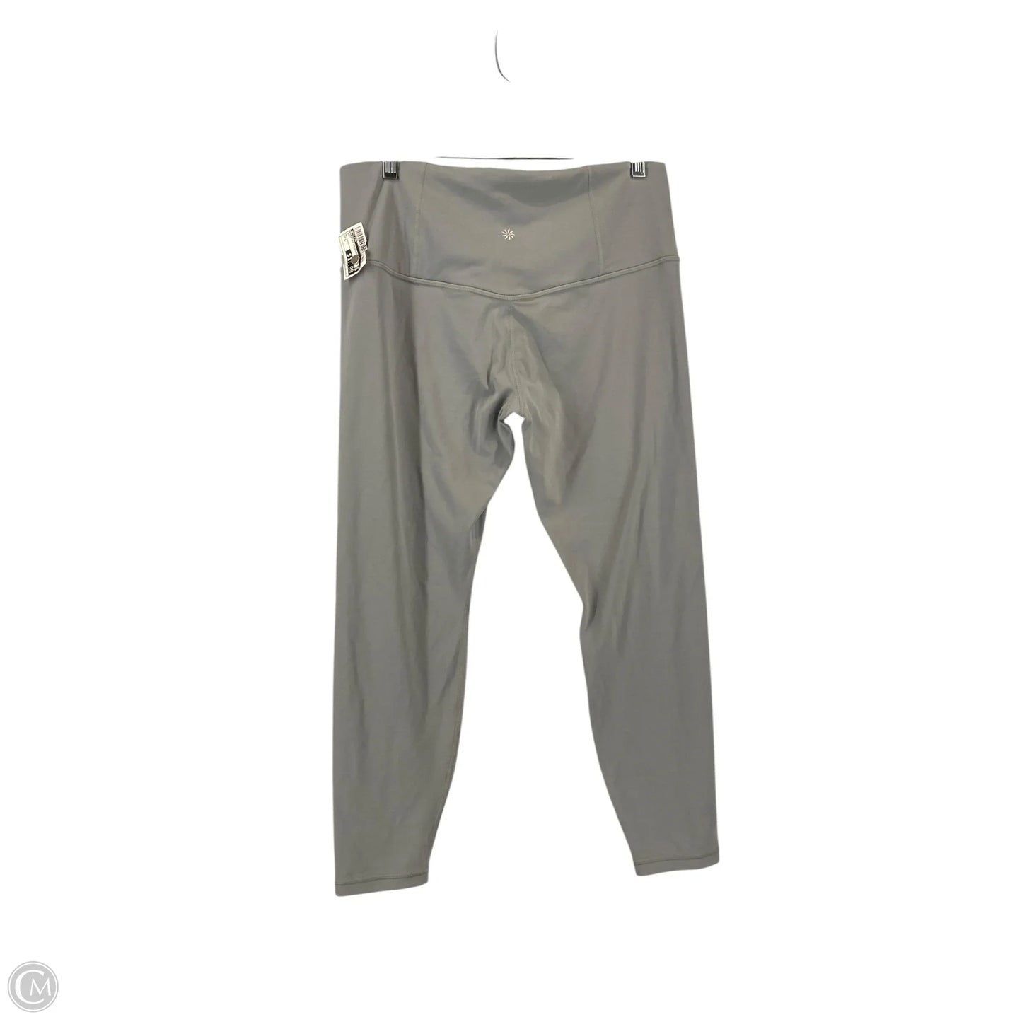 Athletic Leggings By Athleta In Grey, Size: L