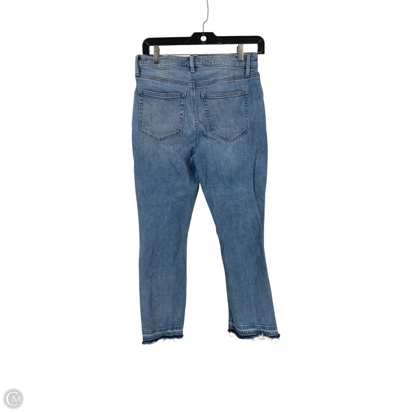 Jeans Straight By Loft In Blue Denim, Size: 4