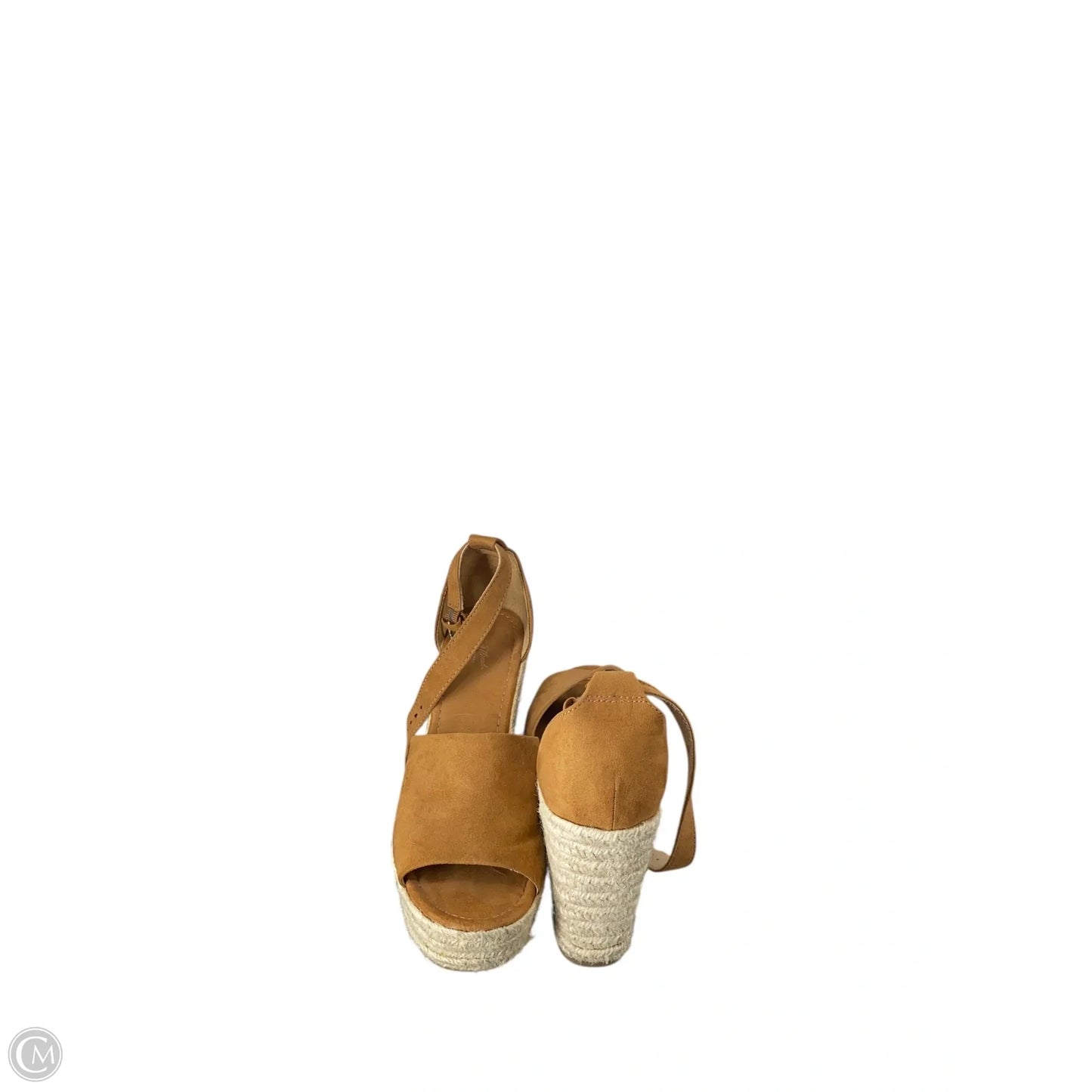 Sandals Heels Wedge By Universal Thread In Brown, Size: 8.5