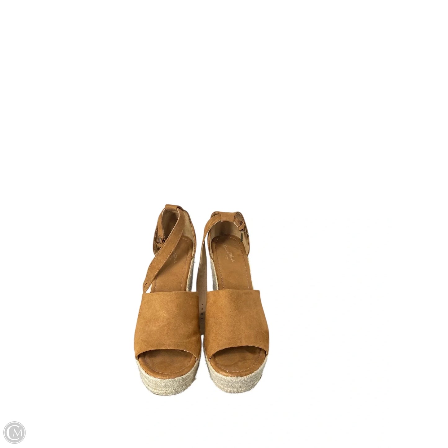 Sandals Heels Wedge By Universal Thread In Brown, Size: 8.5