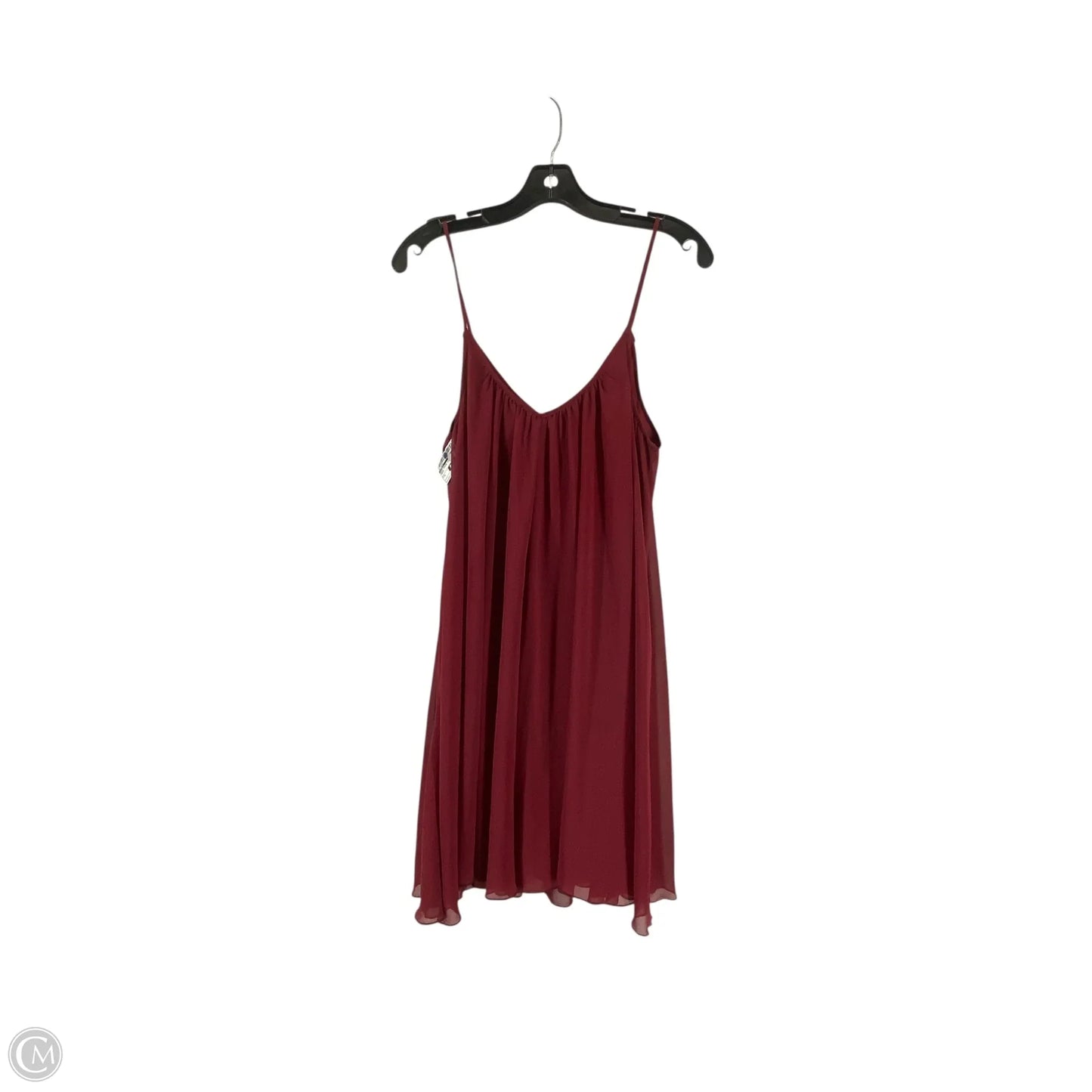 Dress Casual Short By Express In Maroon, Size: L