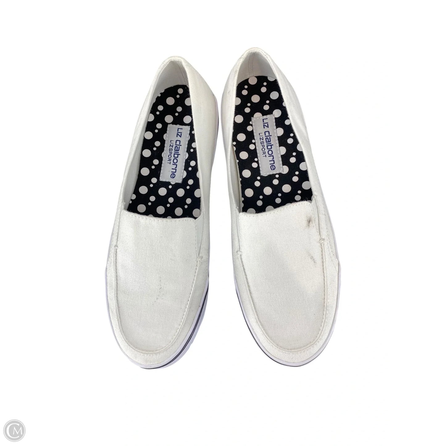 Shoes Sneakers By Liz Claiborne In White, Size: 8.5