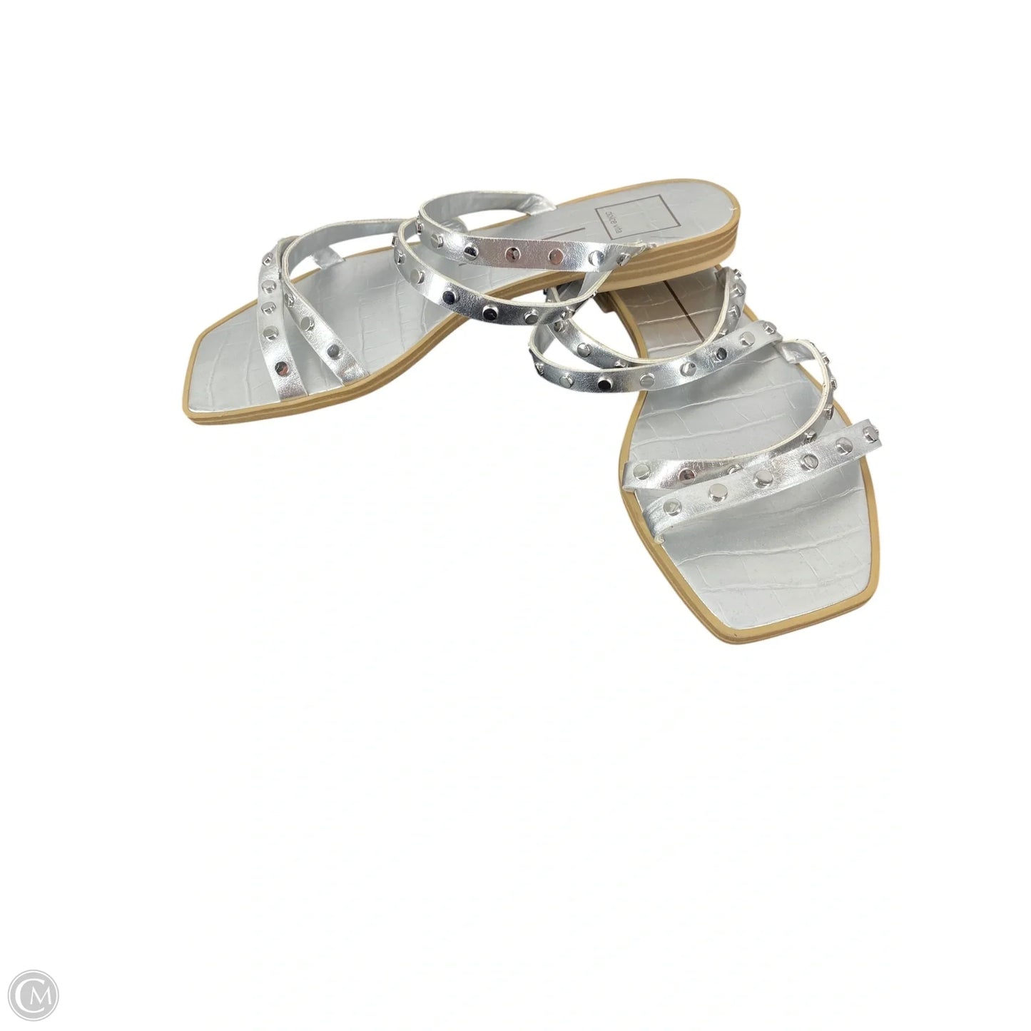 Sandals Flats By Dolce Vita In Silver, Size: 8.5