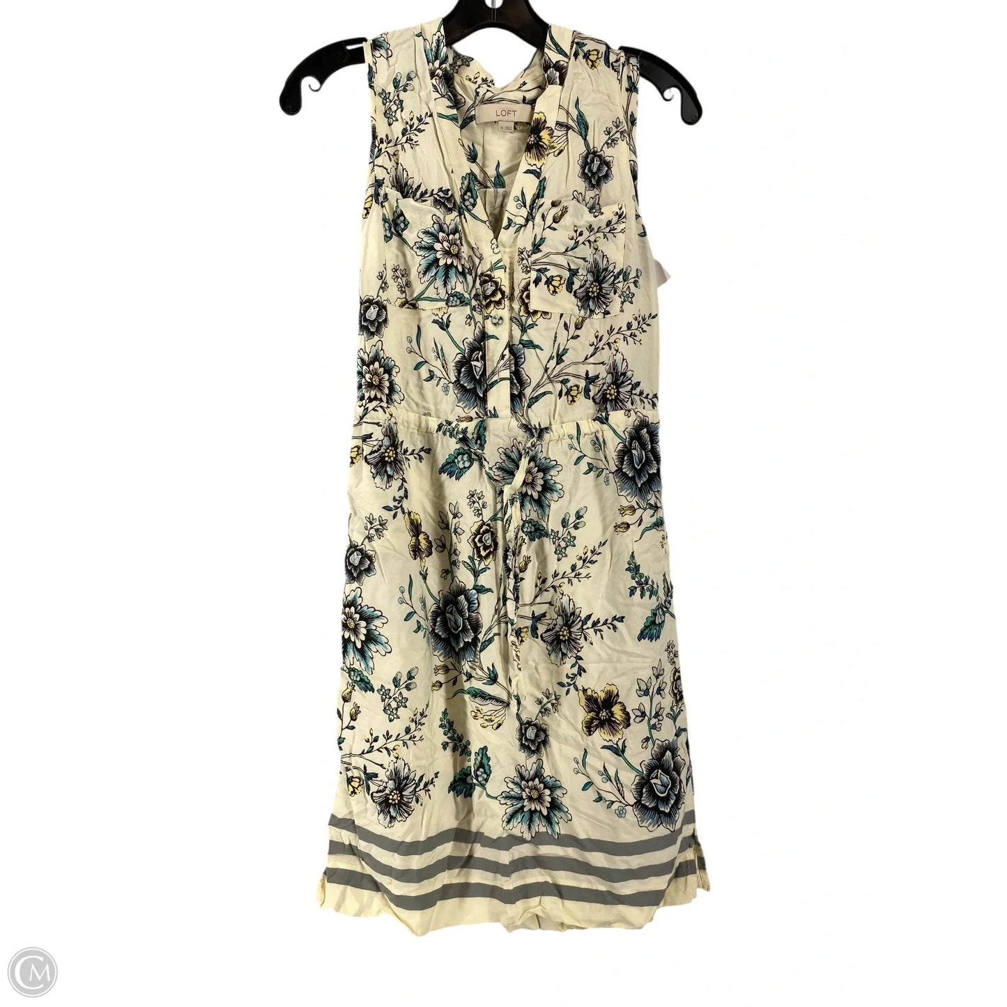 Dress Casual Short By Loft In Cream, Size: Xs