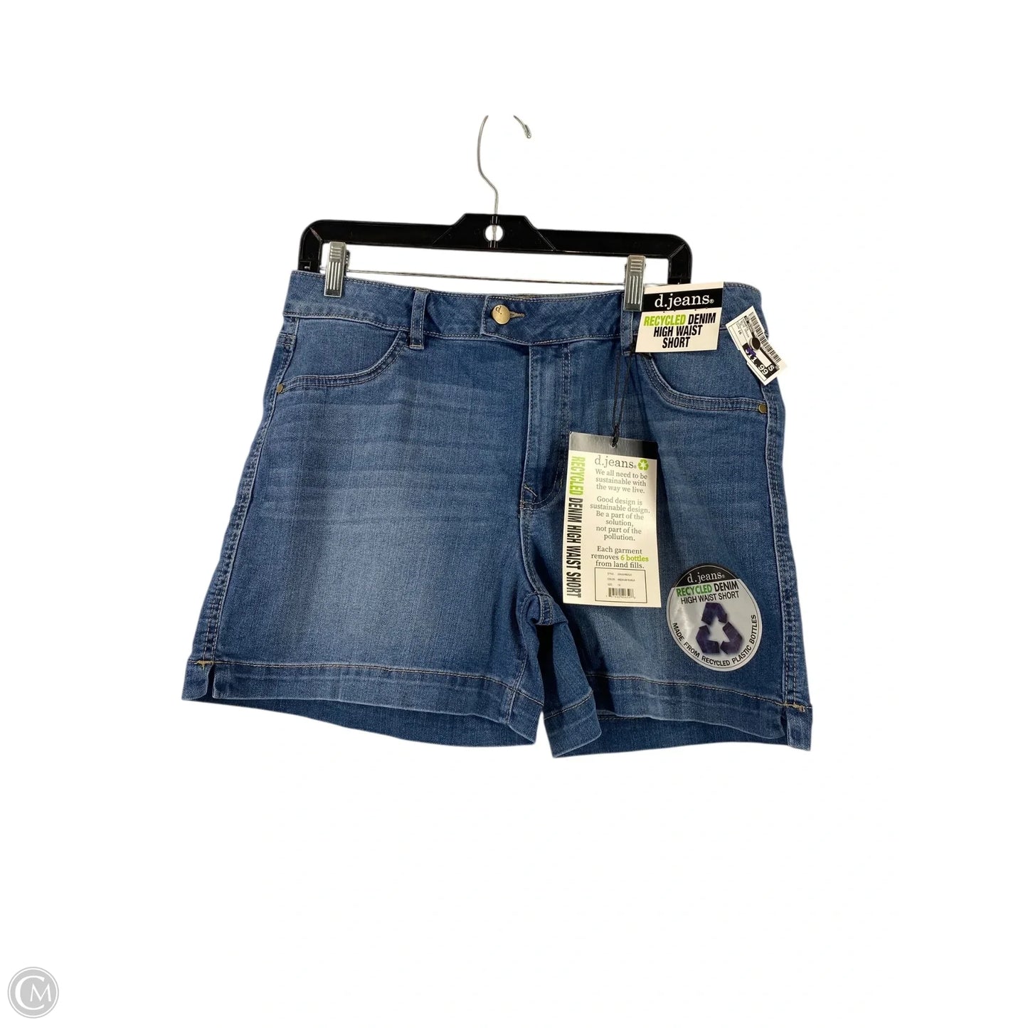 Shorts By D Jeans In Blue Denim, Size: 16