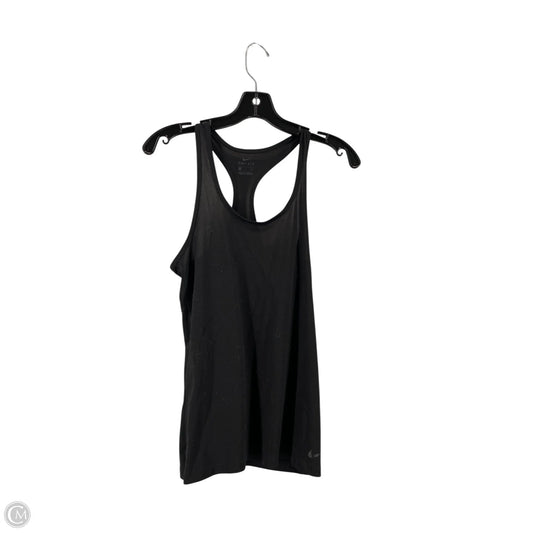 Athletic Tank Top By Nike In Black, Size: S