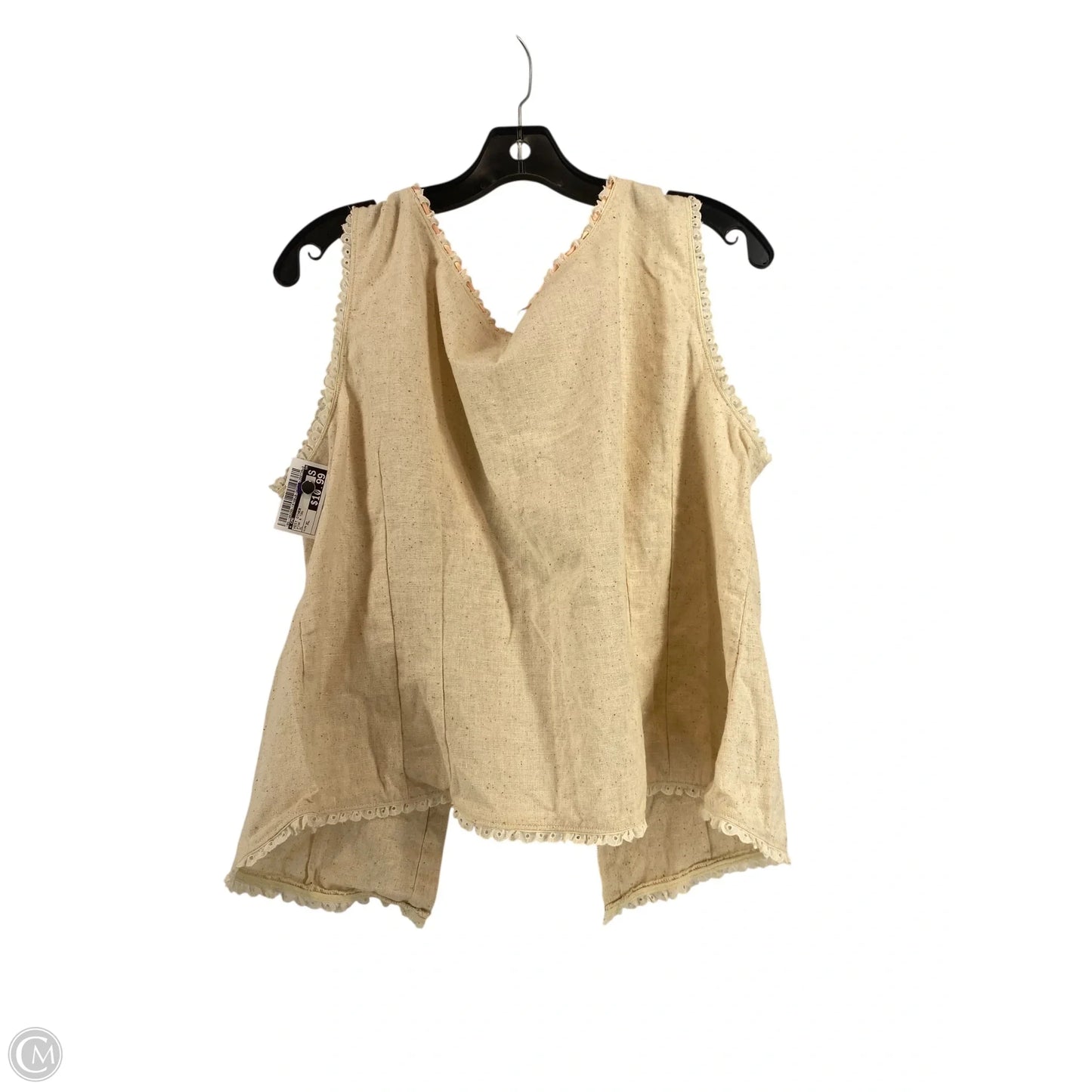 Vest Other By Cme In Pink & Tan, Size: Xl