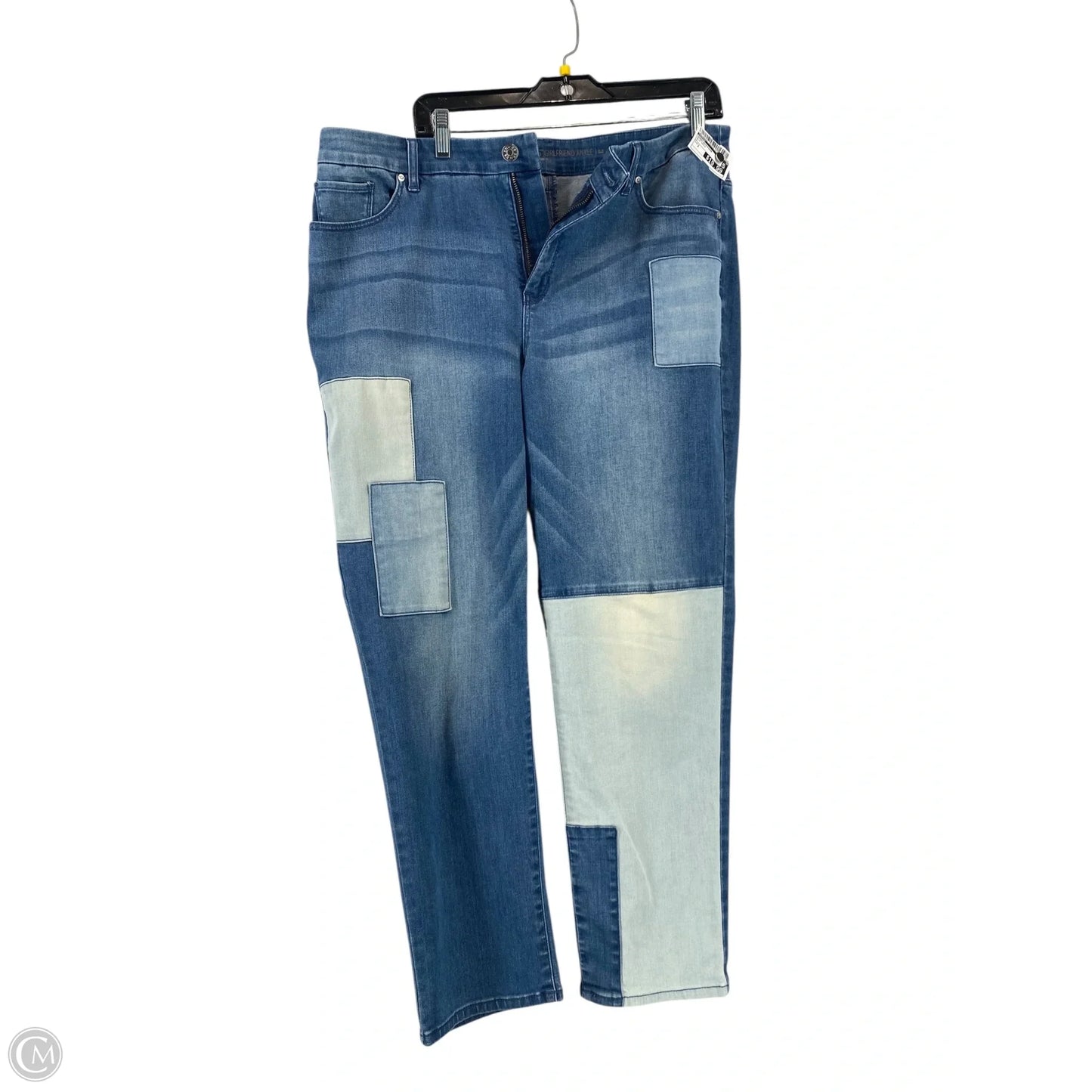 Jeans Boyfriend By Chicos In Blue Denim, Size: 2