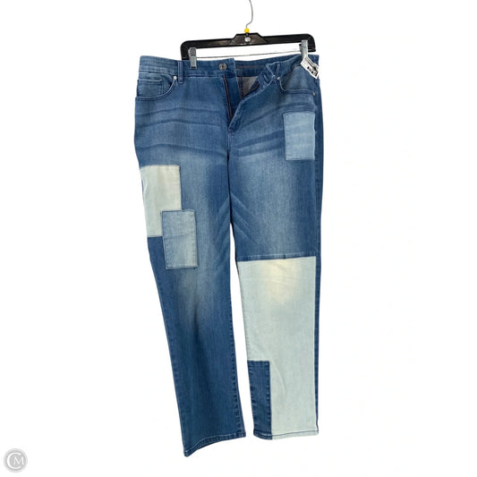 Jeans Boyfriend By Chicos In Blue Denim, Size: 2