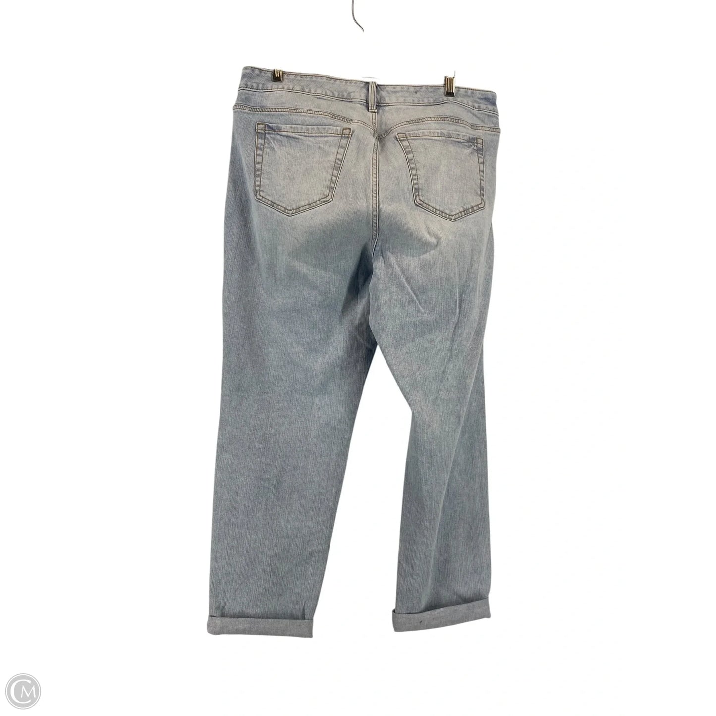 Jeans Boyfriend By Torrid In Blue Denim, Size: 12