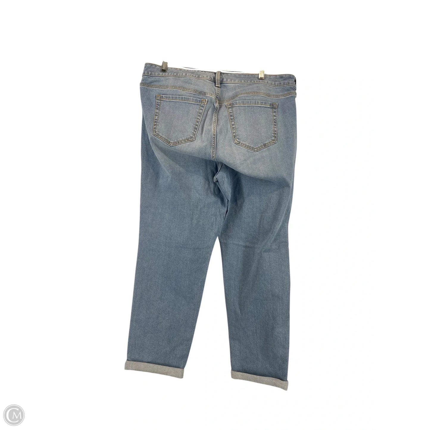 Jeans Boyfriend By Torrid In Blue Denim, Size: 14