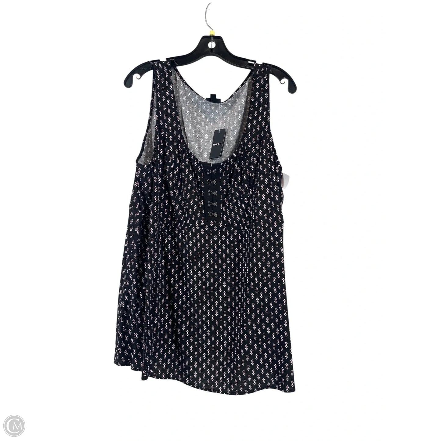 Top Sleeveless By Torrid In Black, Size: 1x