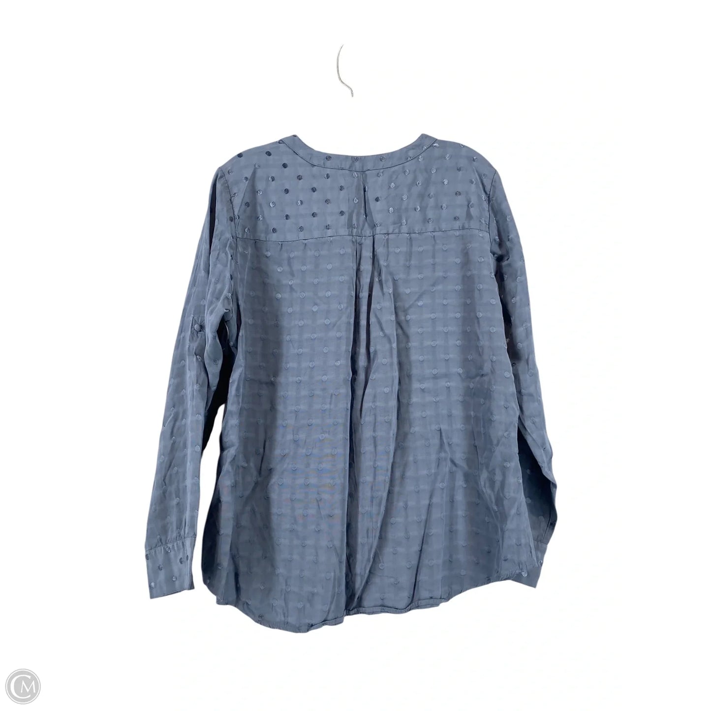 Top Long Sleeve By Express In Blue, Size: L