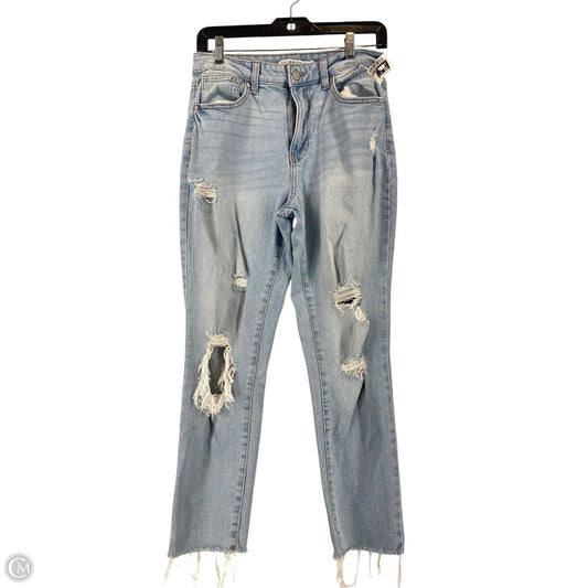 Jeans Straight By Celebrity Pink In Blue Denim, Size: 4