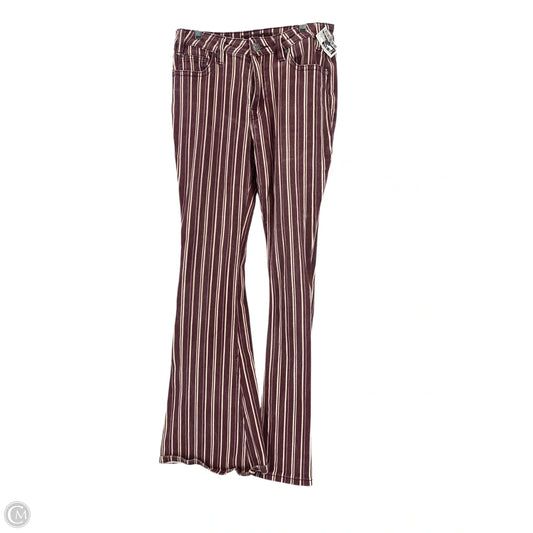 Jeans Flared By Cmc In Striped Pattern, Size: 6