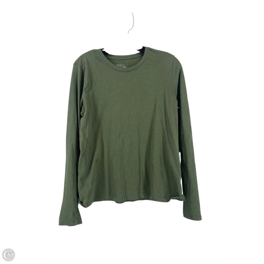 Top Long Sleeve By Time And Tru In Green, Size: M