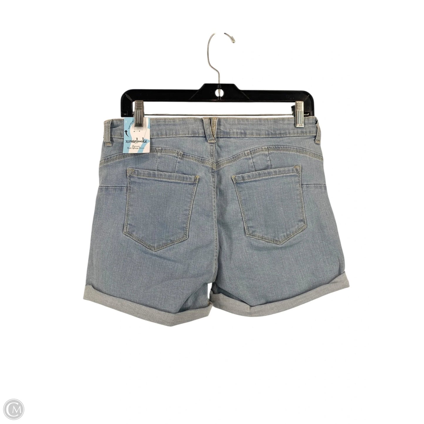 Shorts By Muse In Blue Denim, Size: L