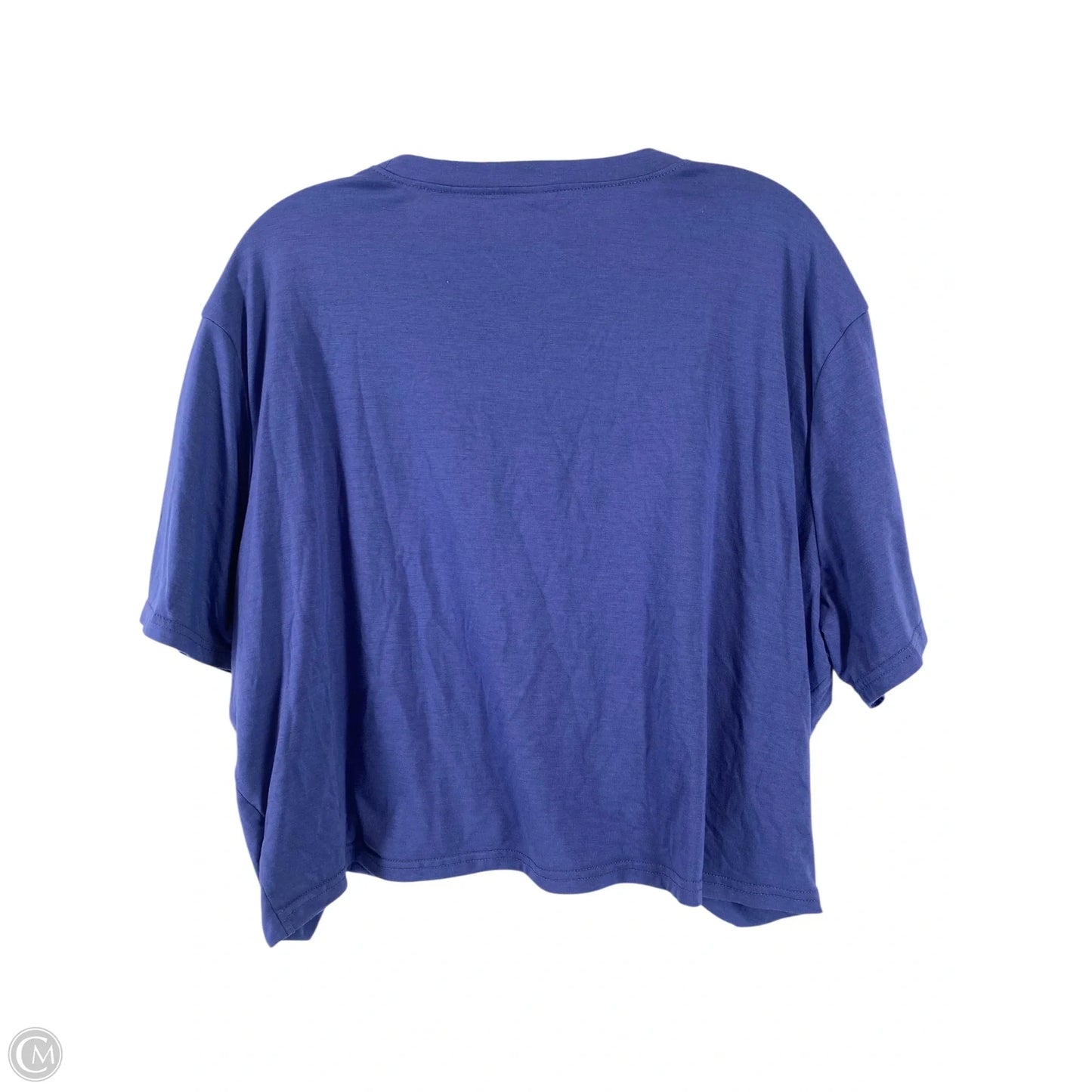 Top Short Sleeve By Cme In Blue, Size: Xl