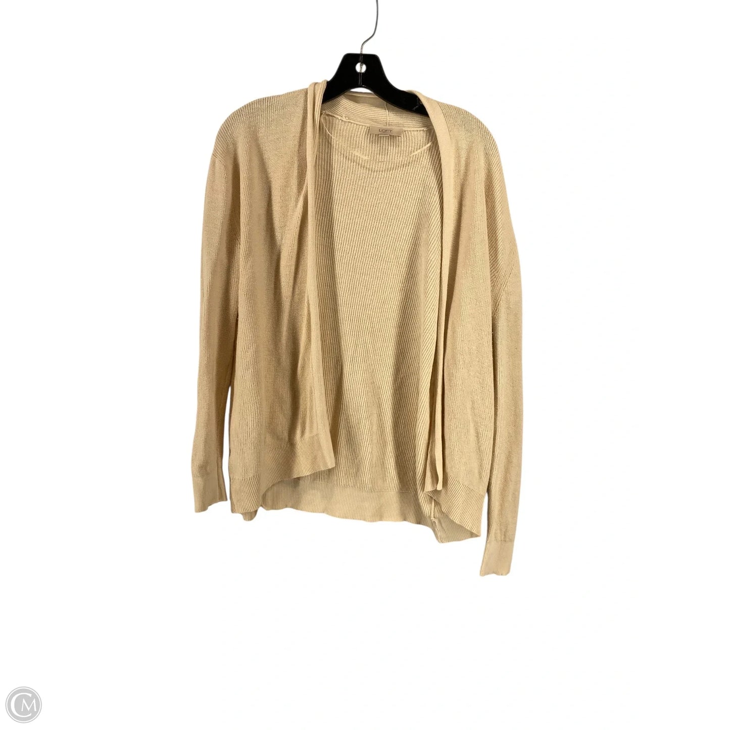 Cardigan By Loft In Cream, Size: S