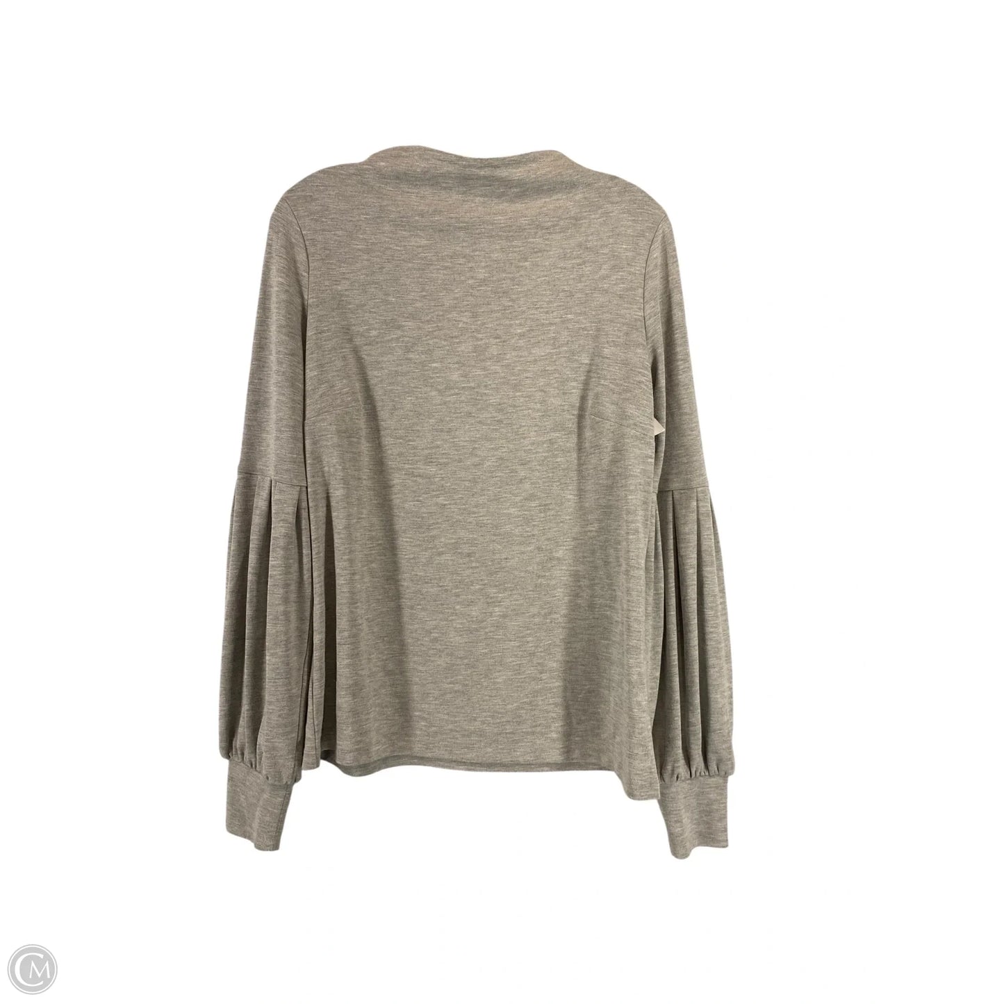 Top Long Sleeve By Ann Taylor In Grey, Size: M