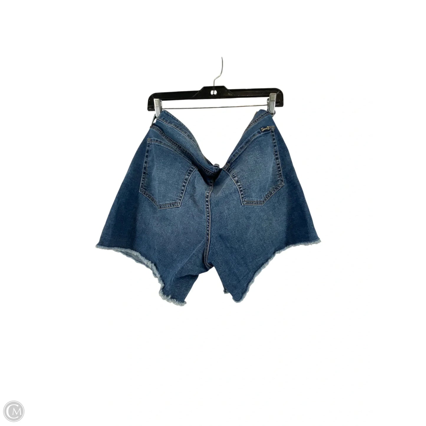 Shorts By Seven 7 In Blue Denim, Size: 16