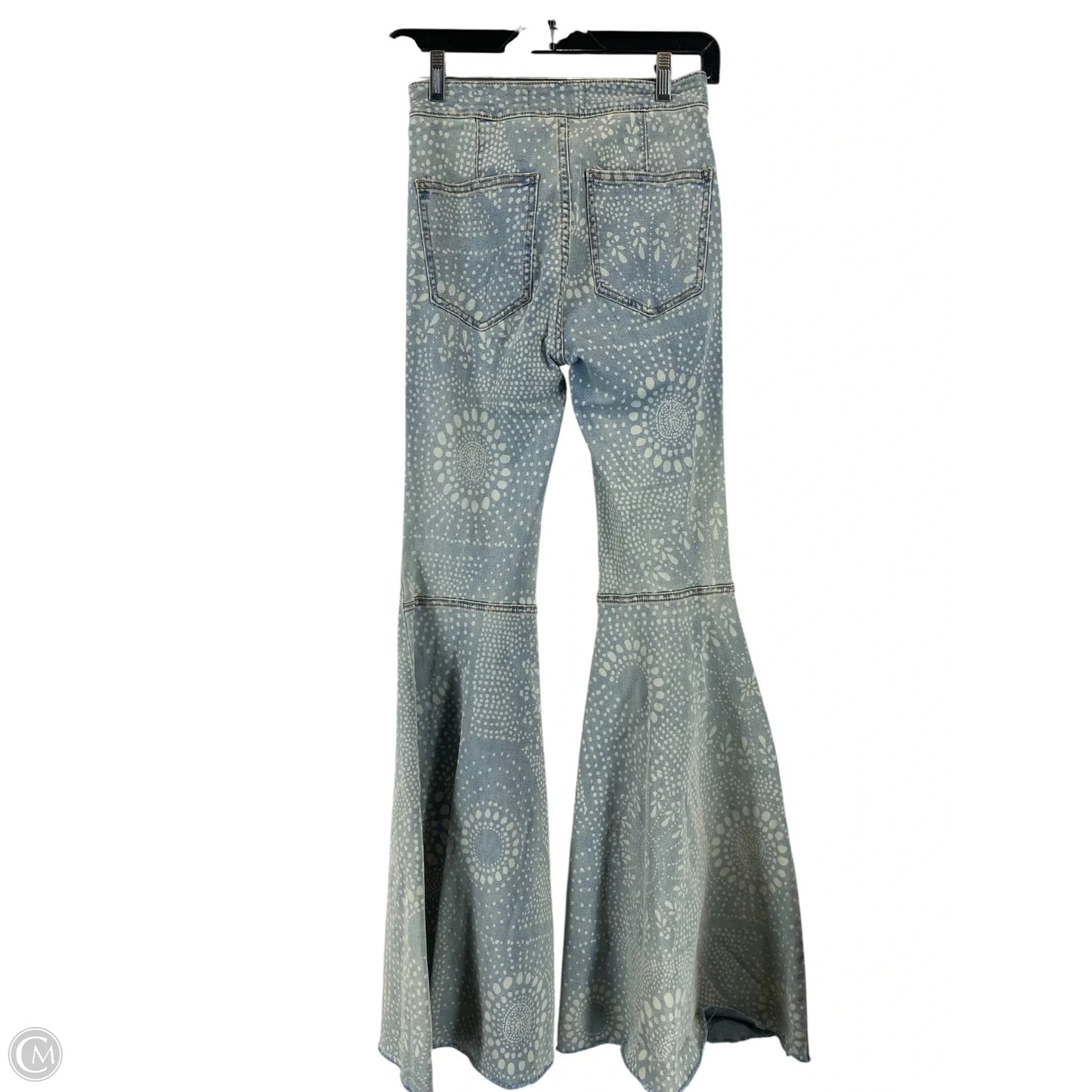 Jeans Flared By Free People In Blue Denim, Size: 2