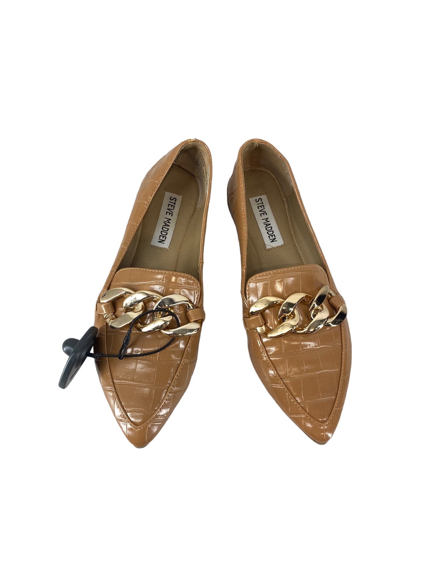 Brown Shoes Flats Steve Madden, Size 6.5