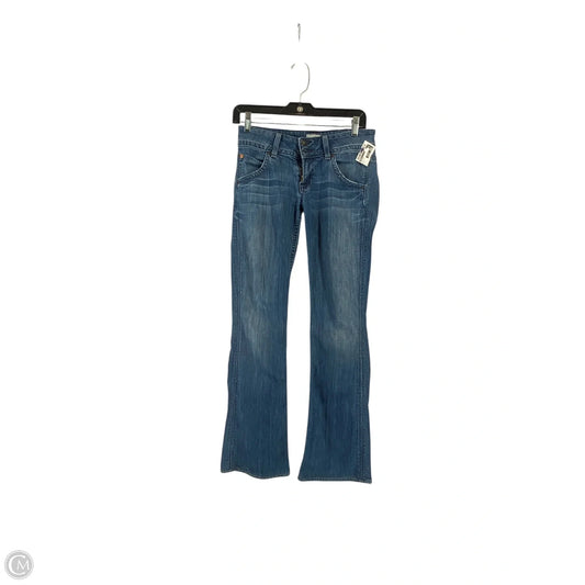 Jeans Boot Cut By Hudson In Blue Denim, Size: 4