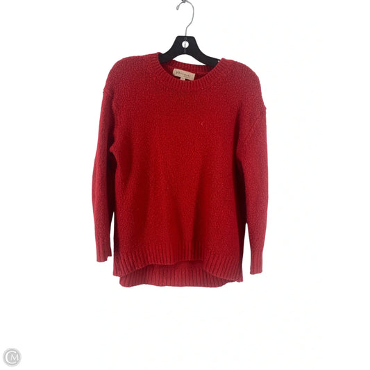 Sweater By Philosophy In Red, Size: S