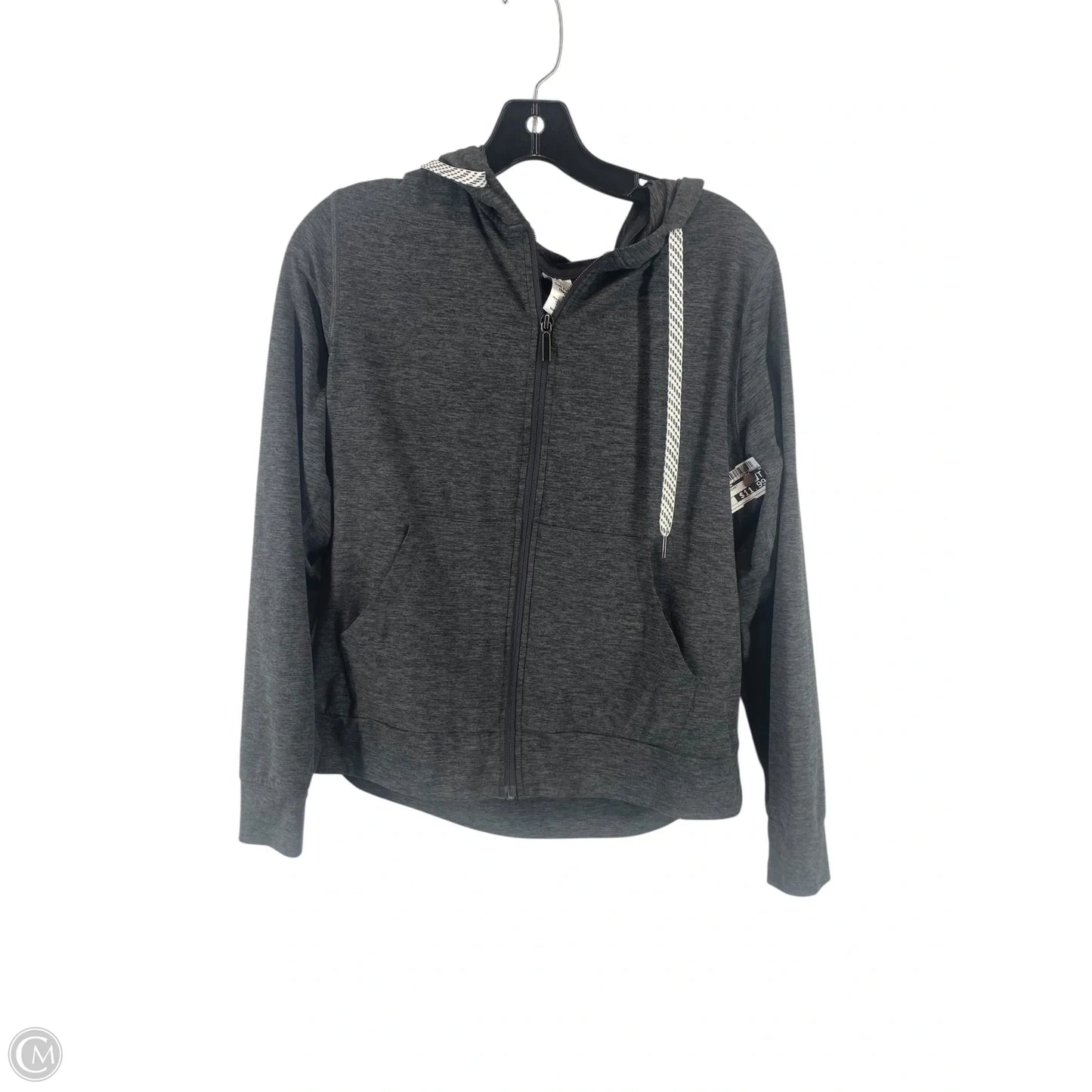 Athletic Jacket By Members Mark In Grey, Size: M