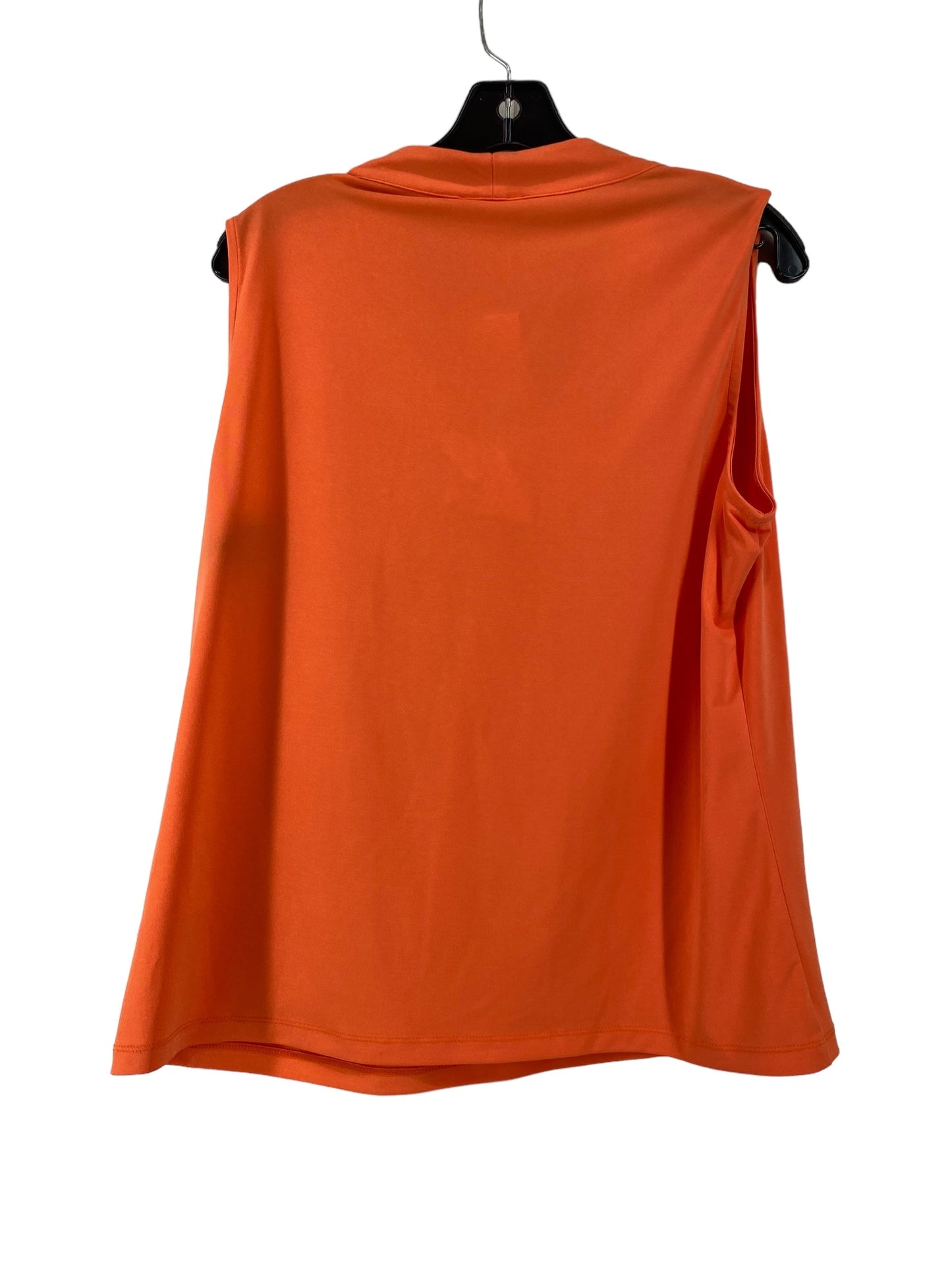 Orange Top Sleeveless Calvin Klein, Size Xl
