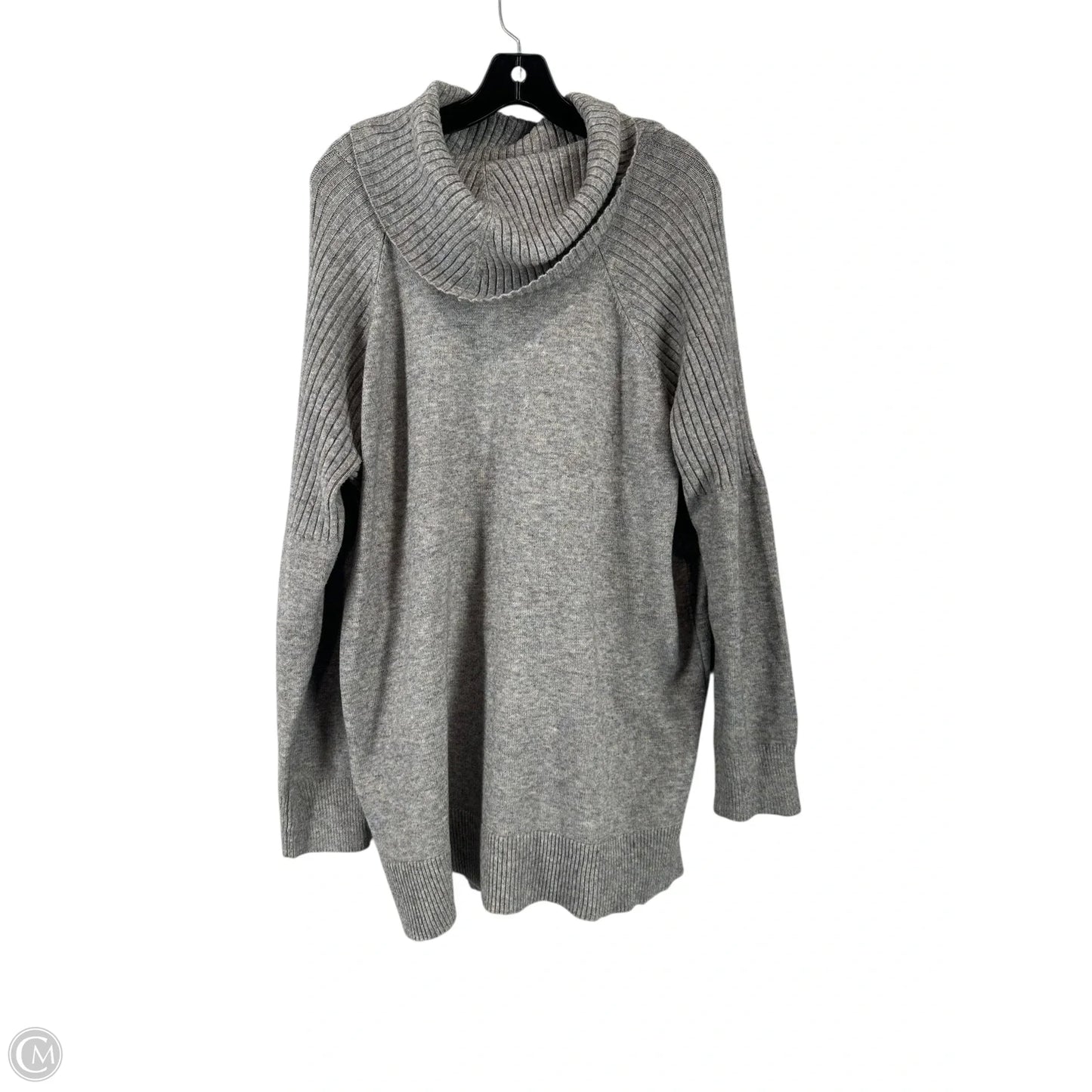 Sweater By Time And Tru In Grey, Size: 2x
