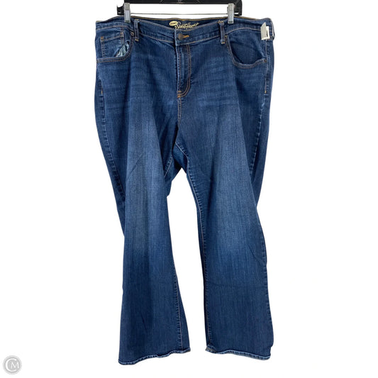 Jeans Flared By Old Navy In Blue Denim, Size: 20