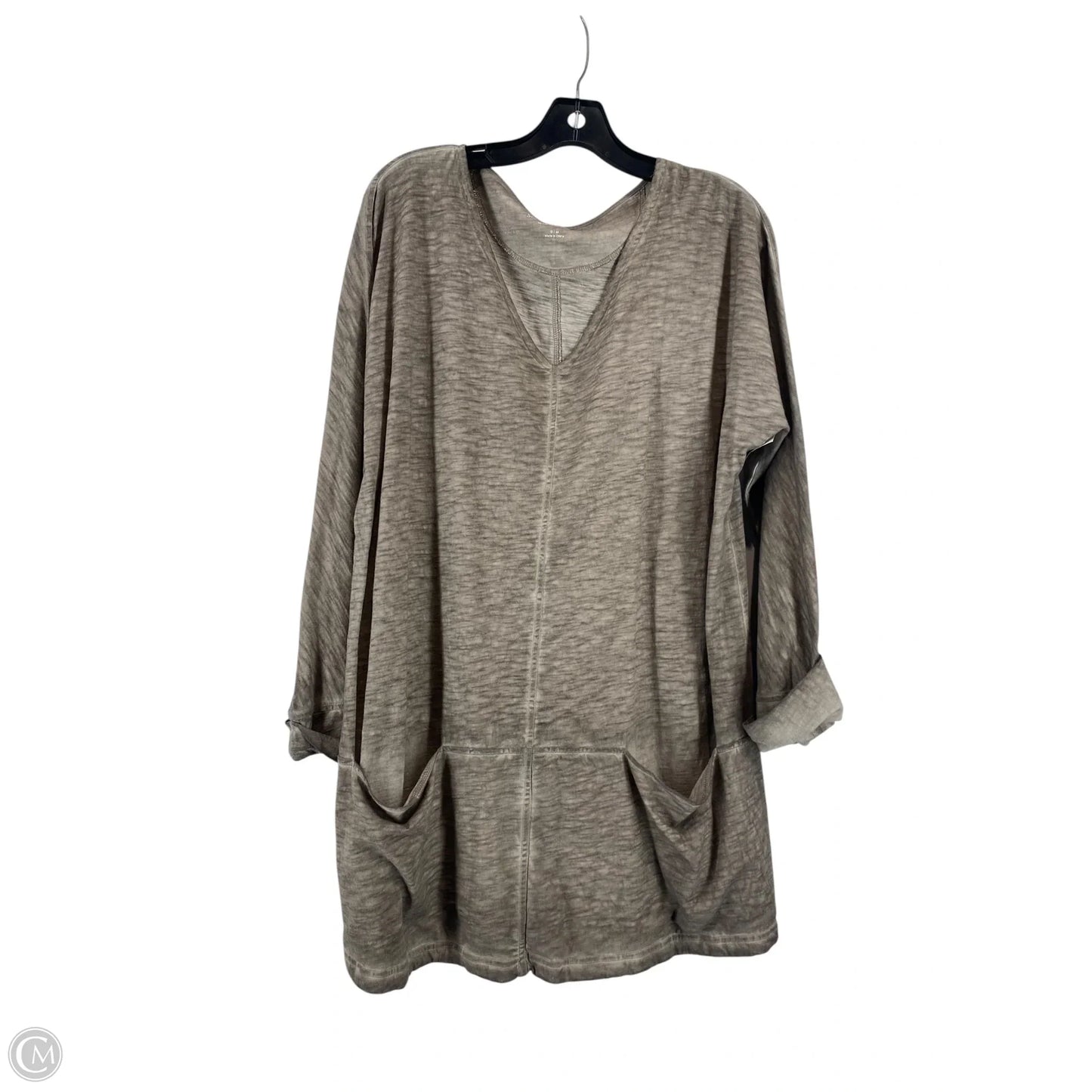 Top Long Sleeve By Soft Surroundings In Brown, Size: S