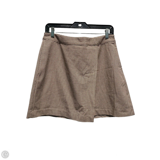 Skirt Mini & Short By A New Day In Plaid Pattern, Size: 8