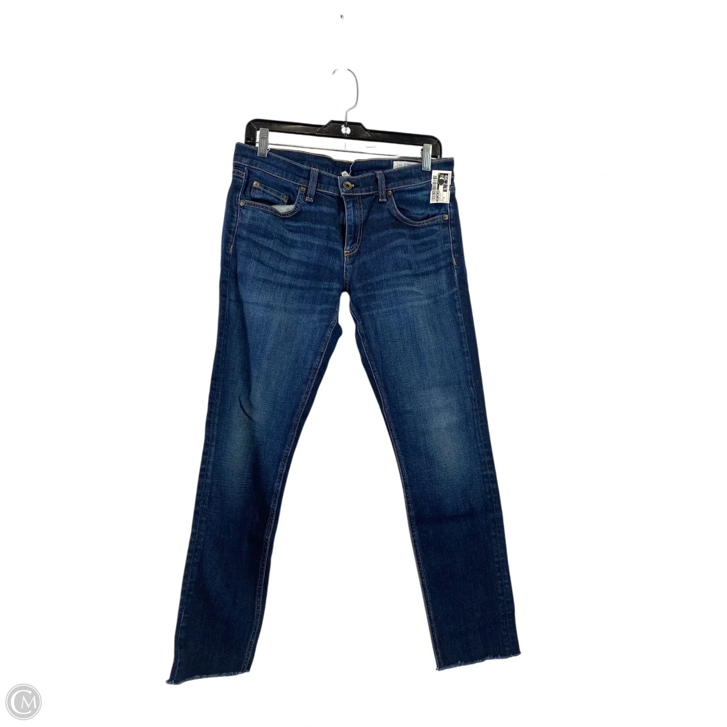 Jeans Skinny By Rag And Bone In Blue Denim, Size: 6