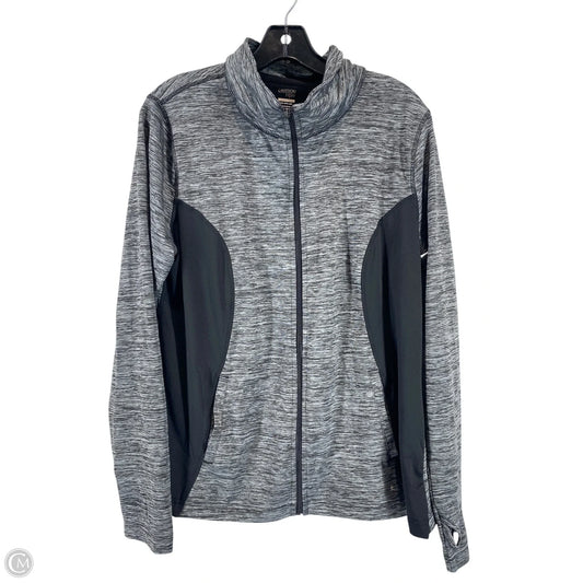 Athletic Jacket By Danskin In Grey, Size: 2x