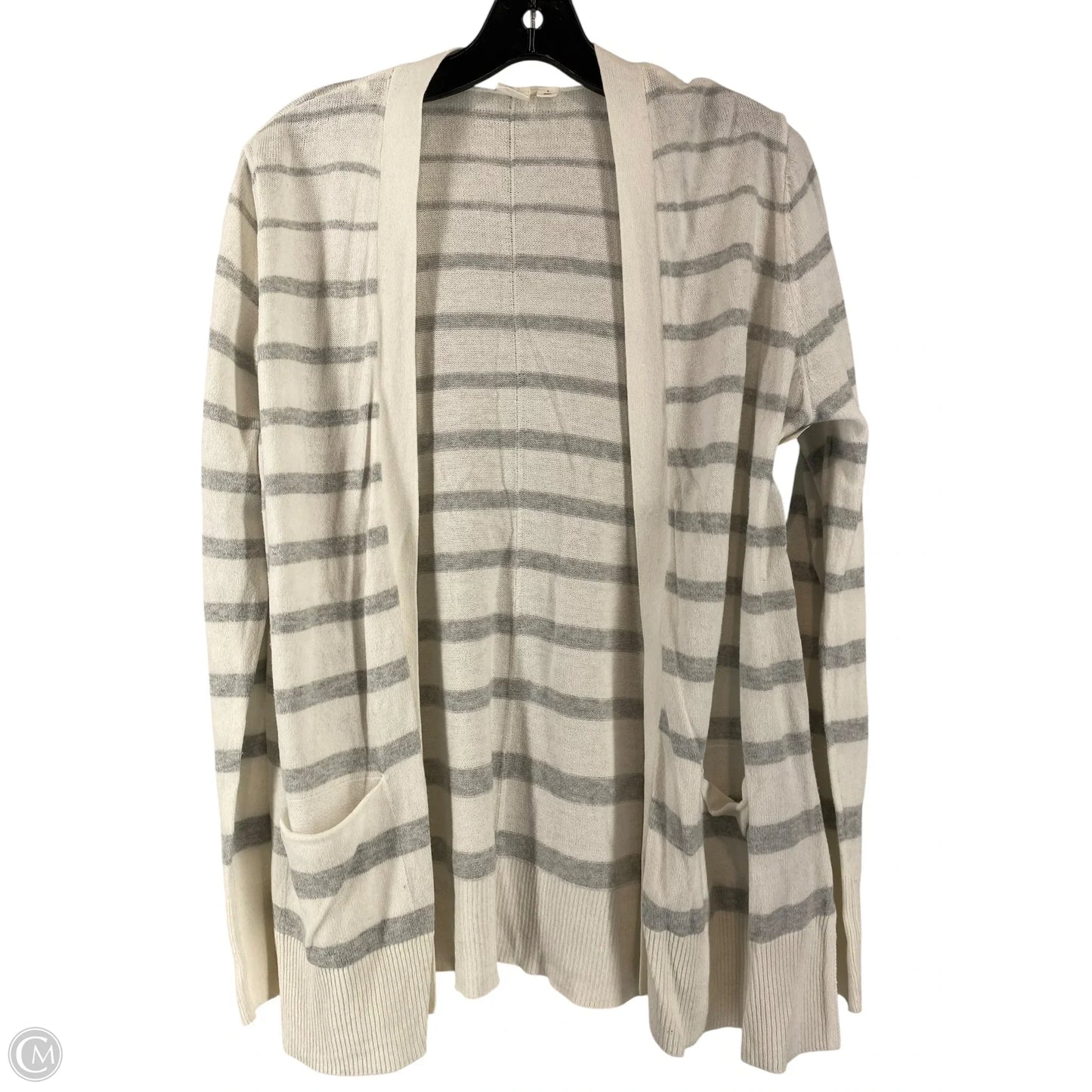 Cardigan By Gap In Striped Pattern, Size: L