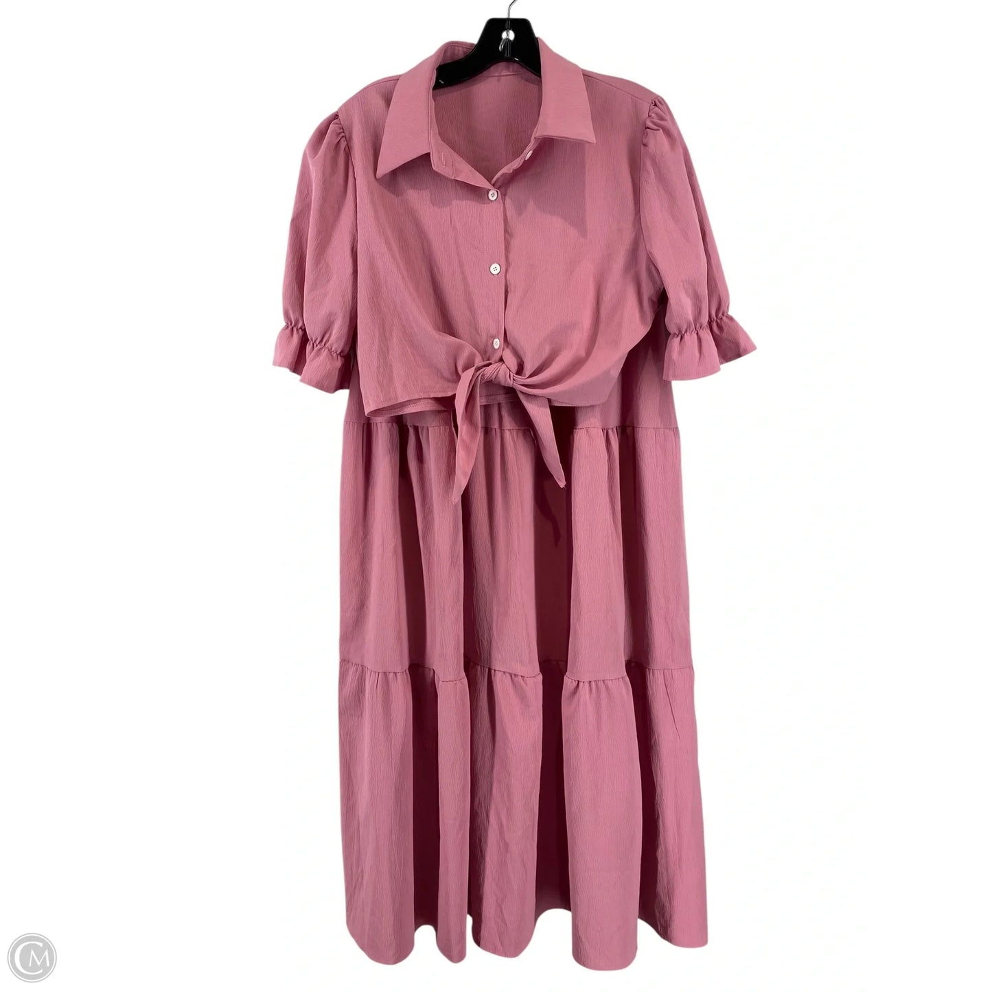 Skirt Set 2pc By Shein In Pink, Size: L