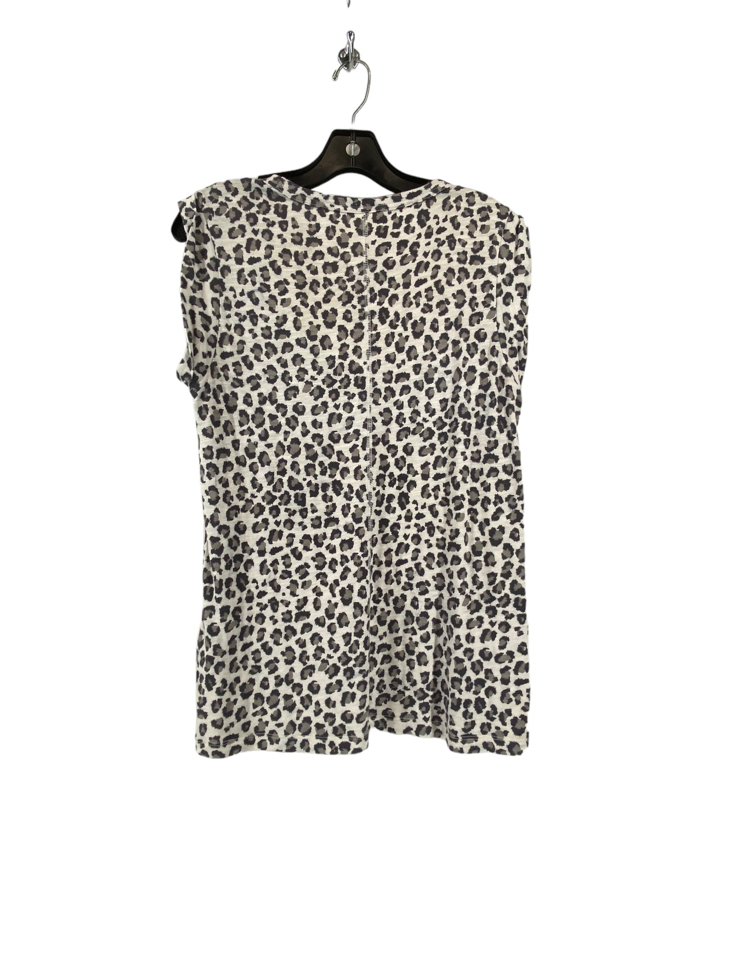 Animal Print Top Short Sleeve Banana Republic, Size S