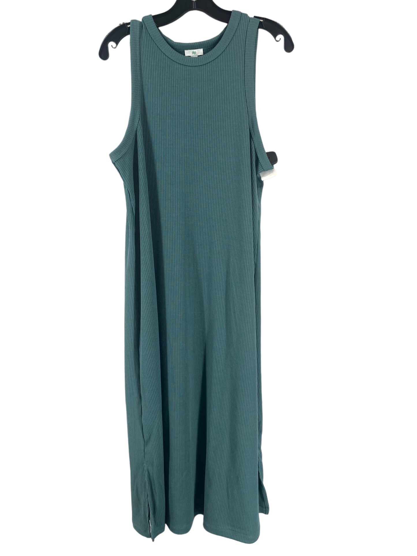 Teal Dress Casual Maxi Dip, Size Xl