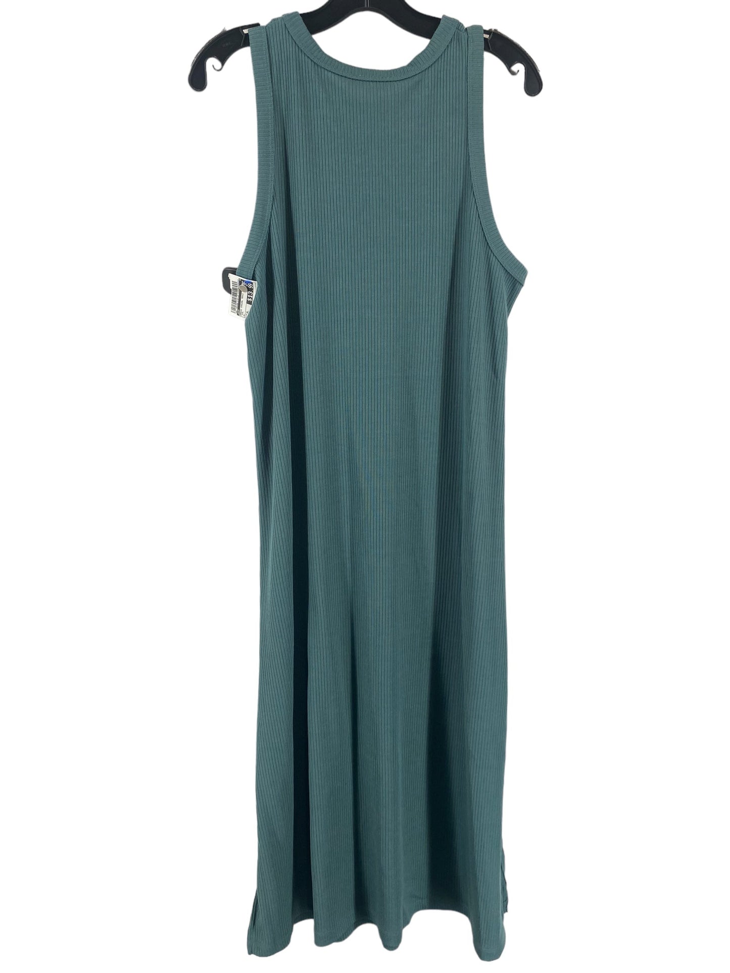 Teal Dress Casual Maxi Dip, Size Xl