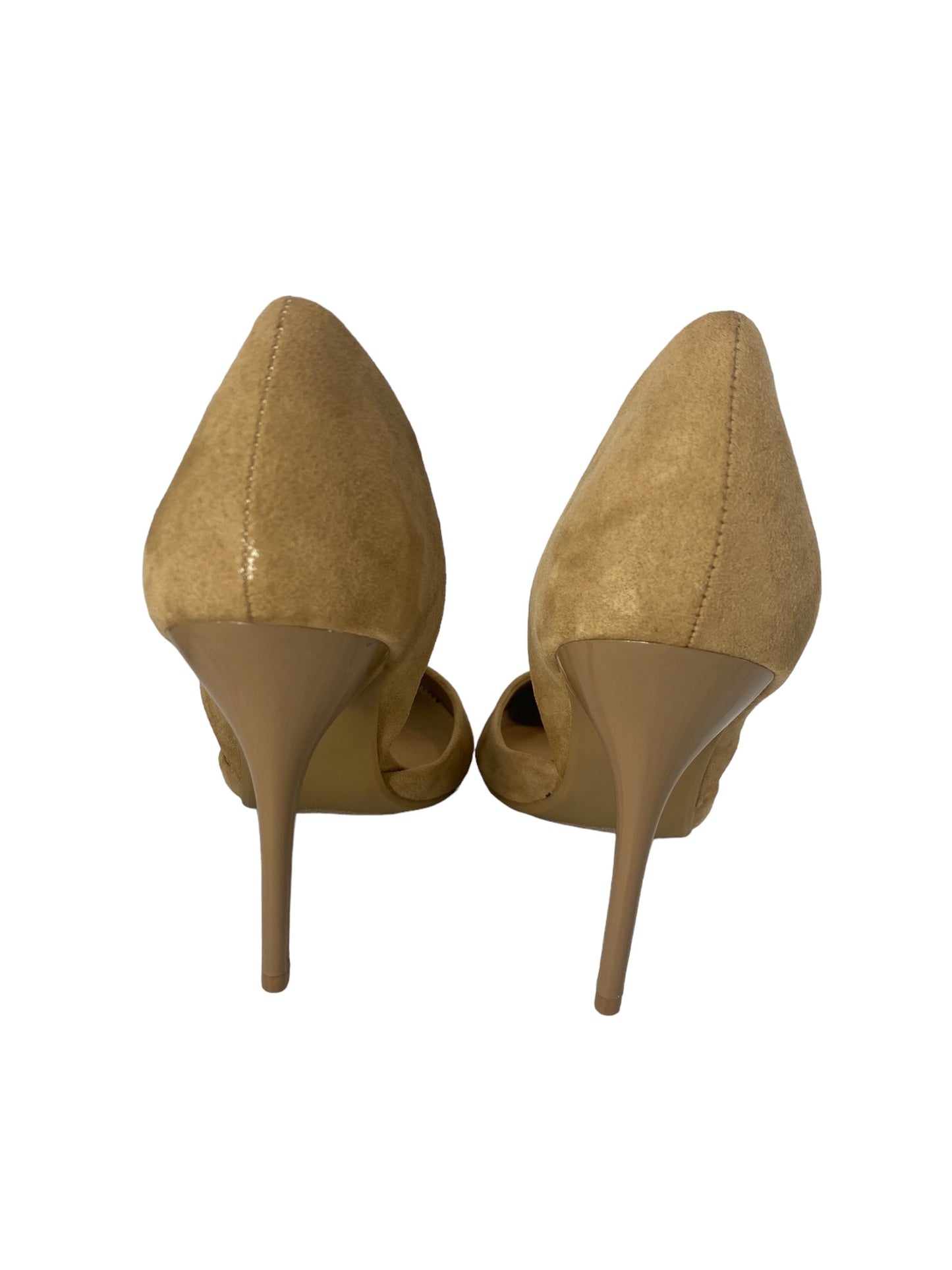 Tan Shoes Heels Stiletto Just Fab, Size 8.5