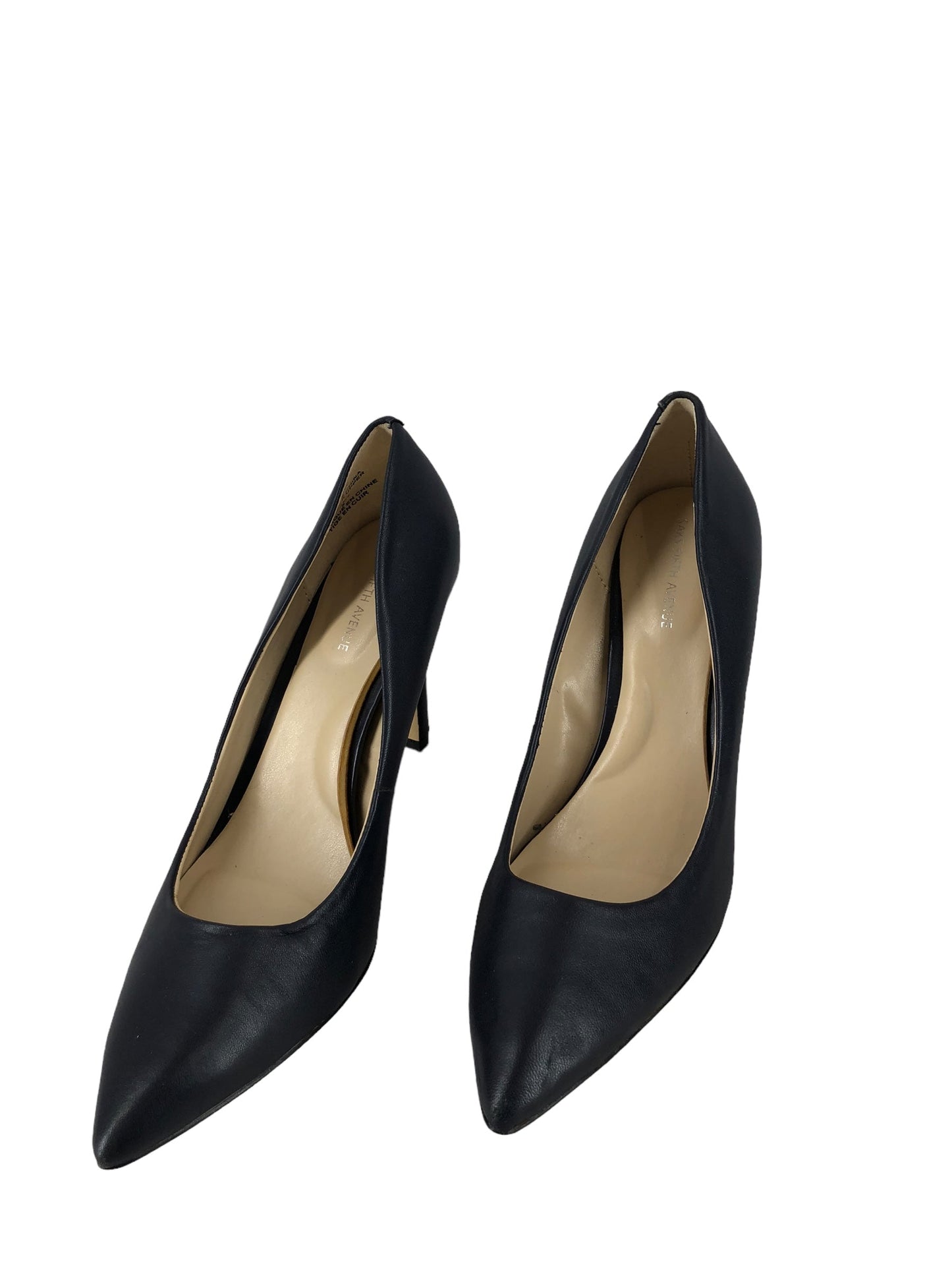 Navy Shoes Heels Stiletto Saks Fifth Avenue, Size 6