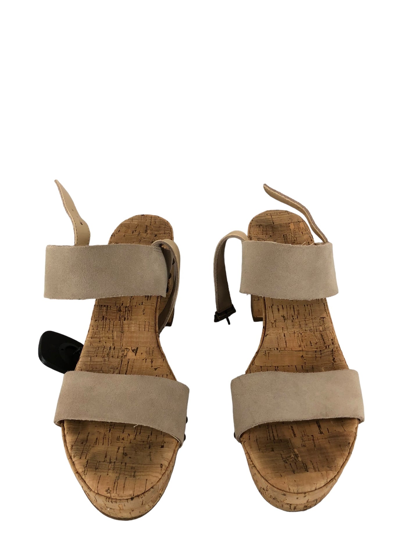 Tan Shoes Heels Platform Jessica Simpson, Size 8