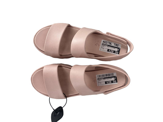 Pink Sandals Heels Platform Skechers, Size 8