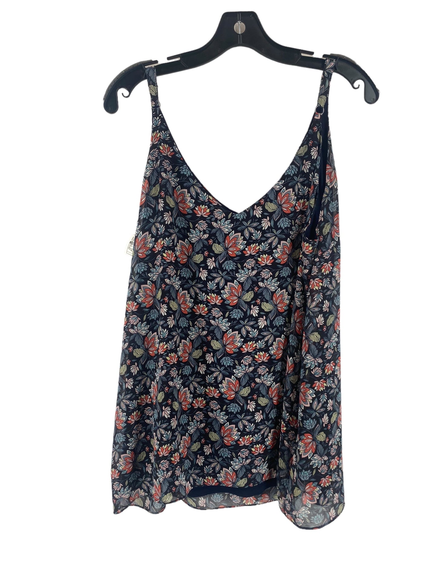 Navy Top Sleeveless Cabi, Size Xl