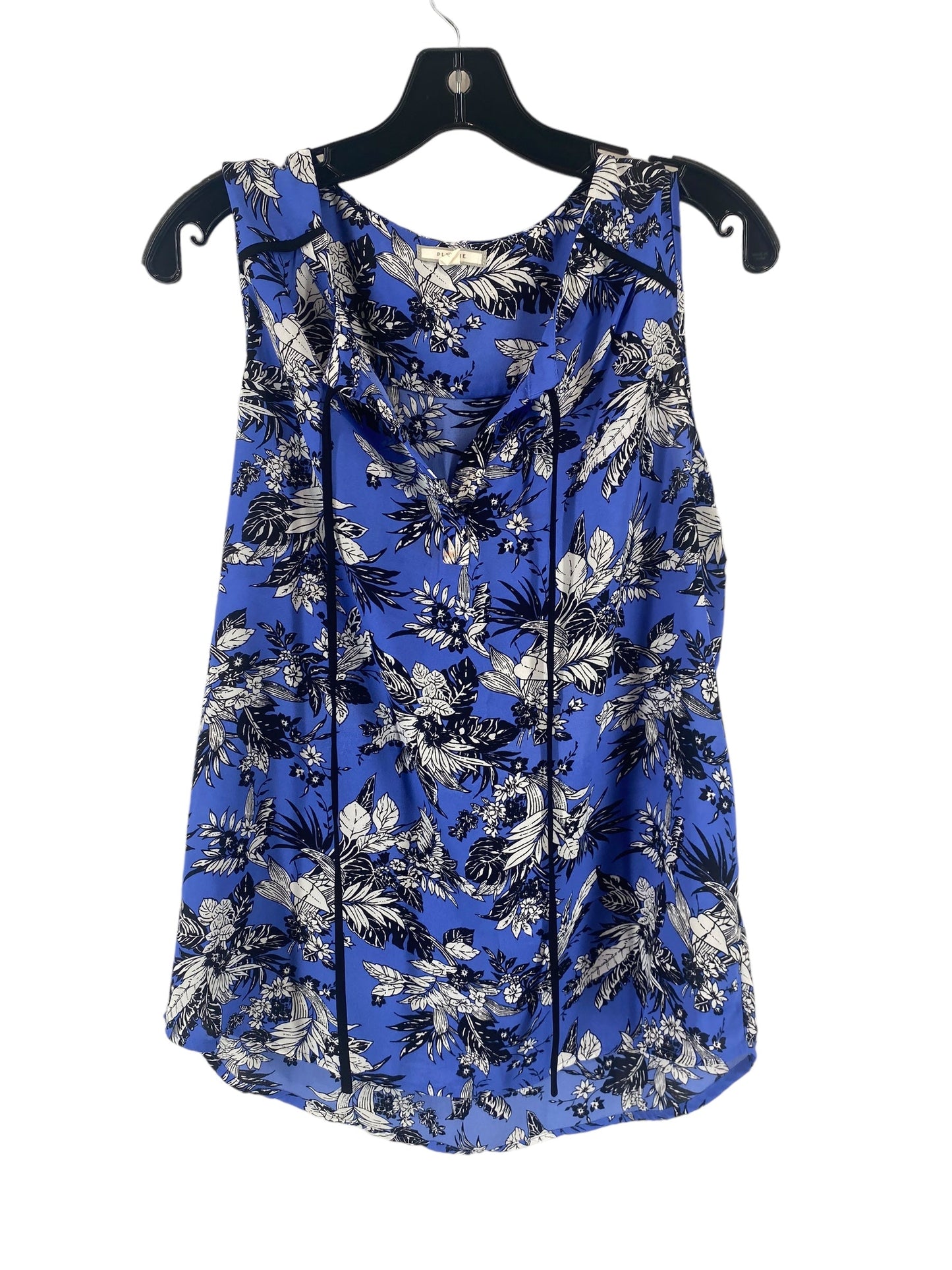 Blue Top Sleeveless Pleione, Size M