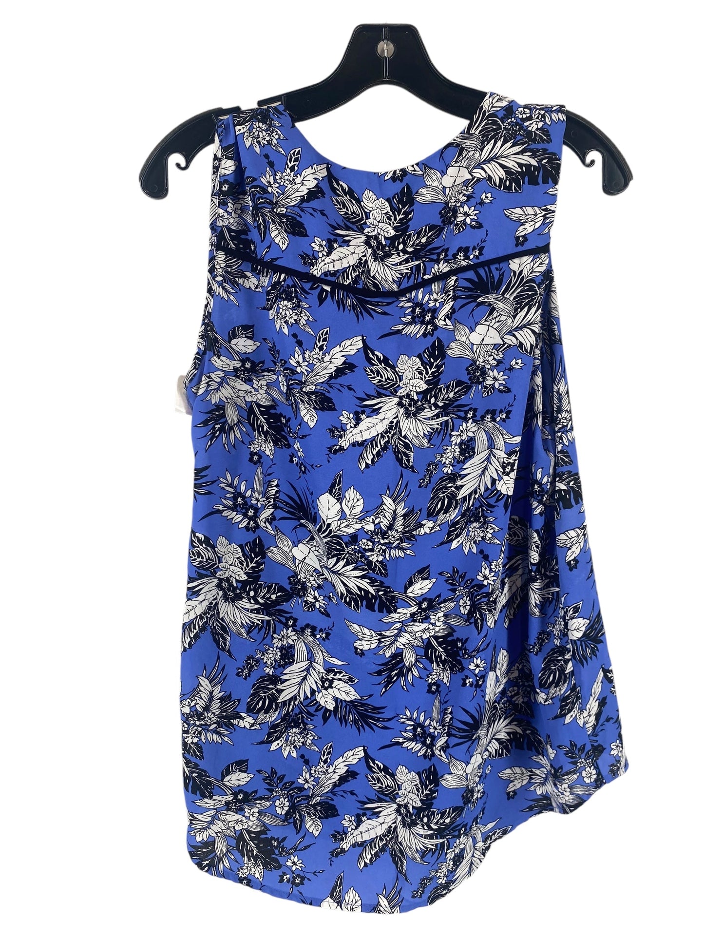 Blue Top Sleeveless Pleione, Size M