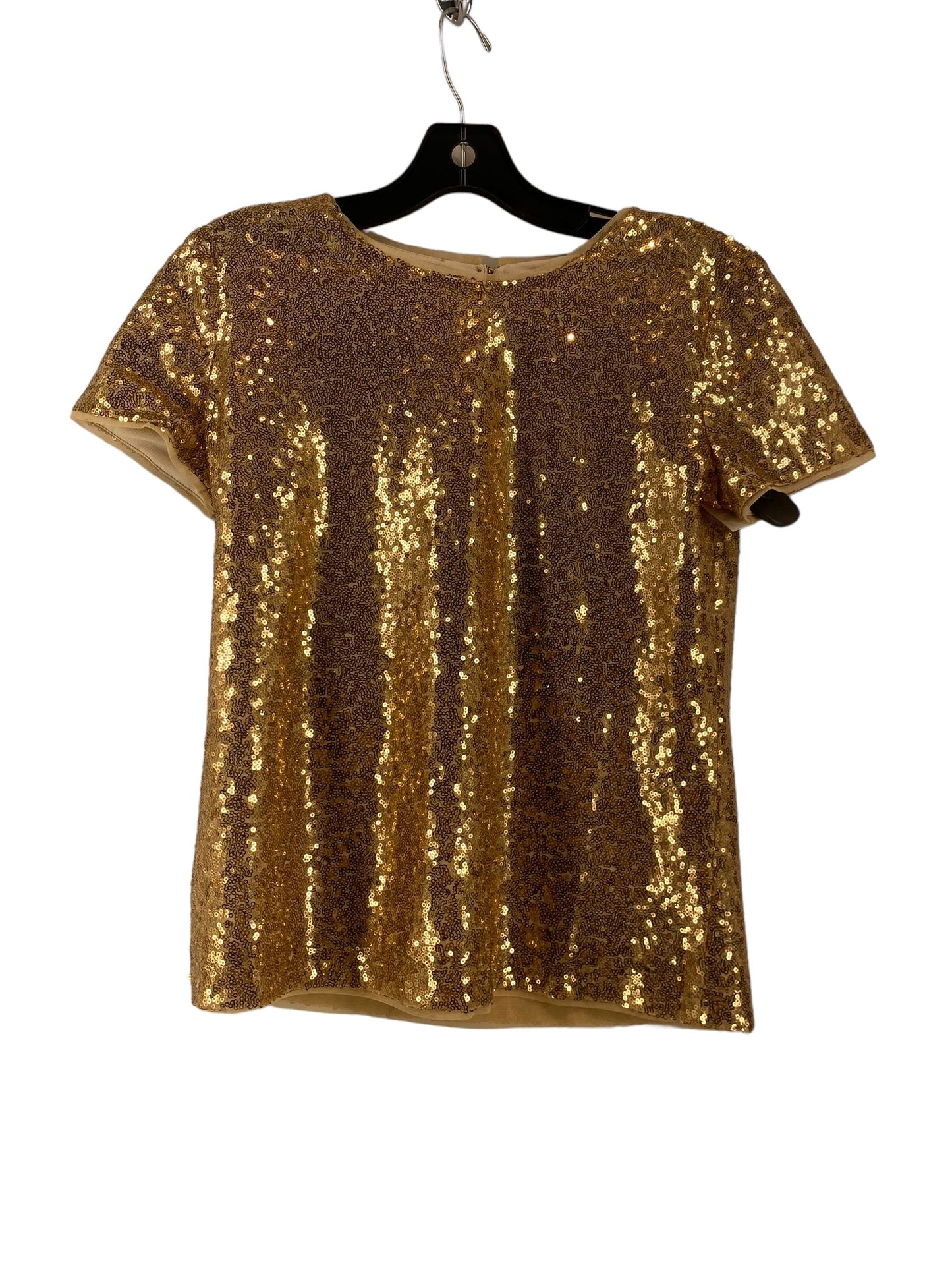 Gold Top Short Sleeve Maison Jules, Size S